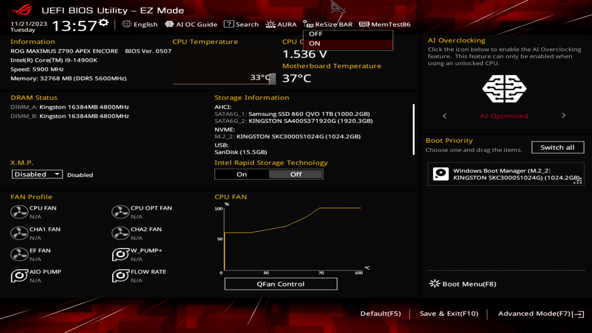 ASUS ROG Maximus Z790 Apex Encore
