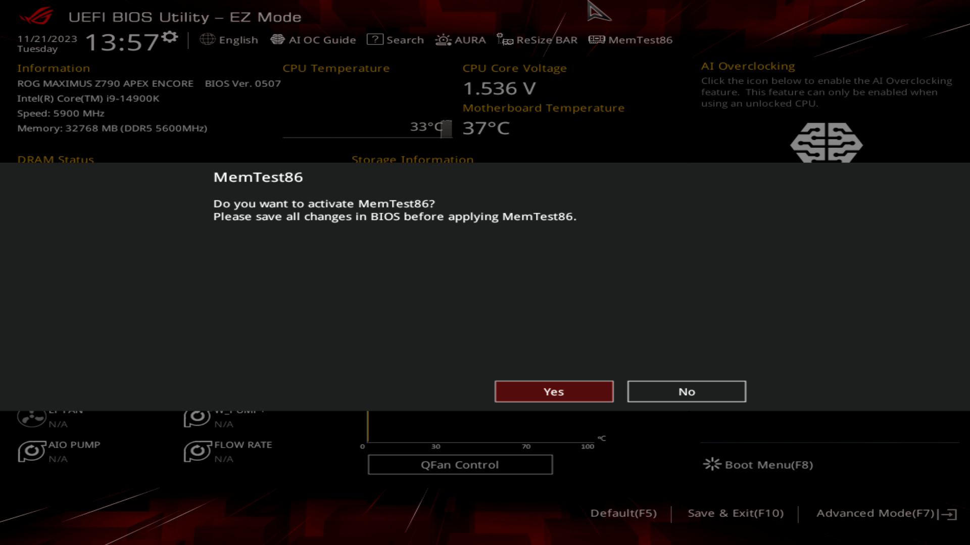 ASUS ROG Maximus Z790 Apex Encore