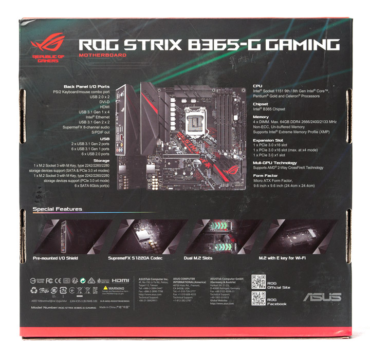 ASUS ROG Strix B365-G Gaming