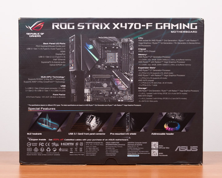 ASUS ROG Strix X470-F Gaming