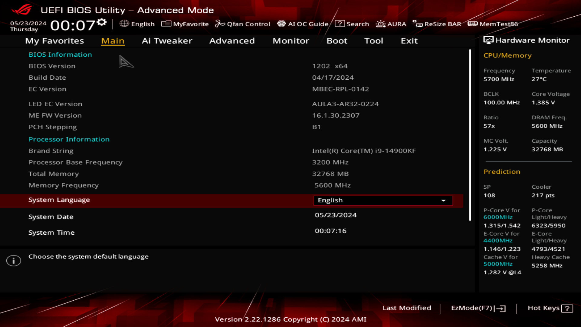 ASUS ROG Strix Z790-A Gaming WIFI II