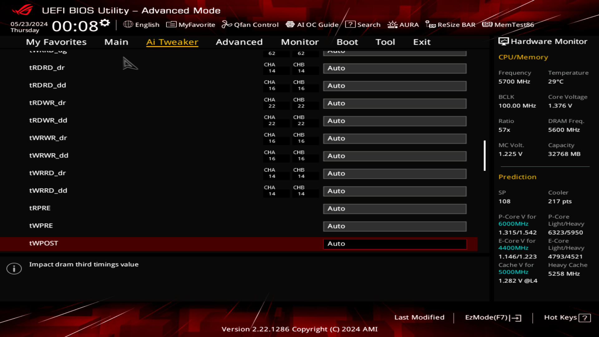 ASUS ROG Strix Z790-A Gaming WIFI II