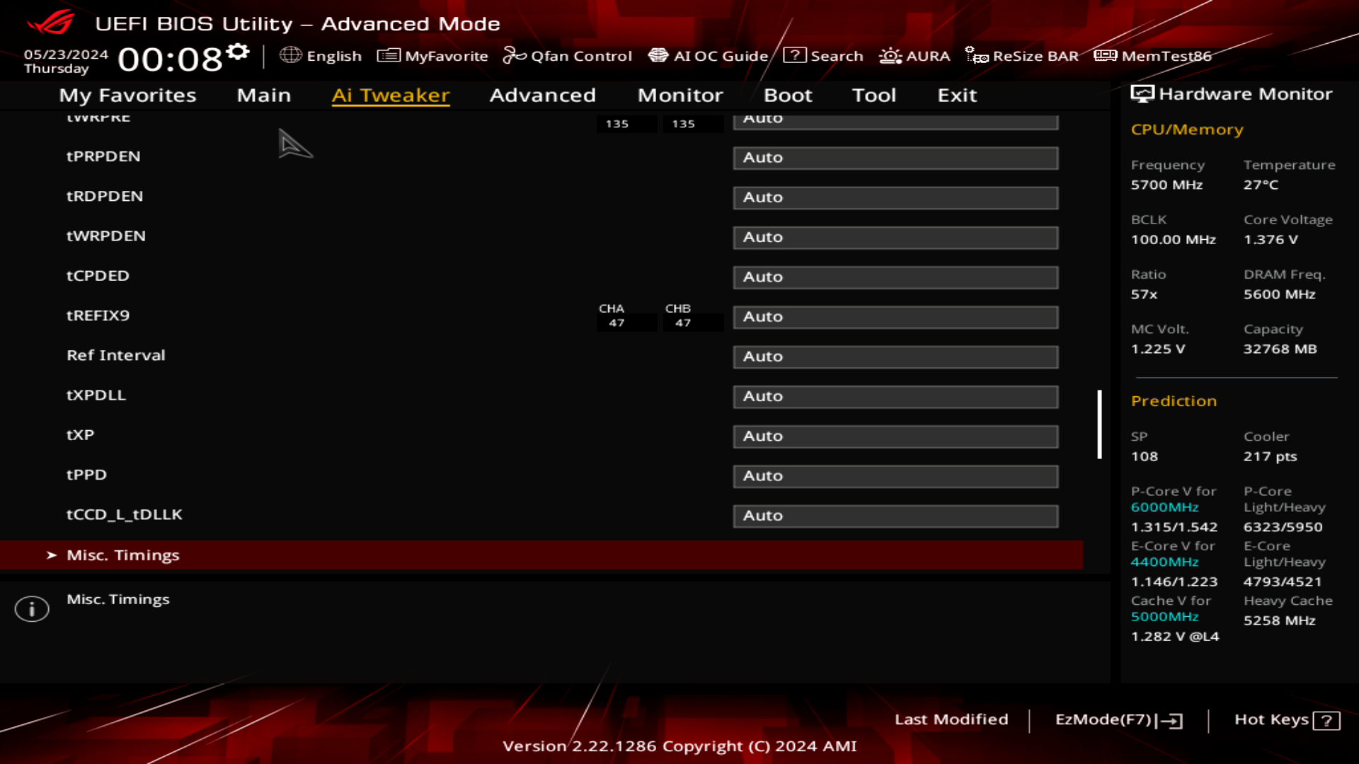 ASUS ROG Strix Z790-A Gaming WIFI II