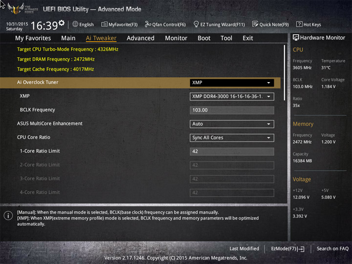 ASUS Sabertooth Z170 Mark 1
