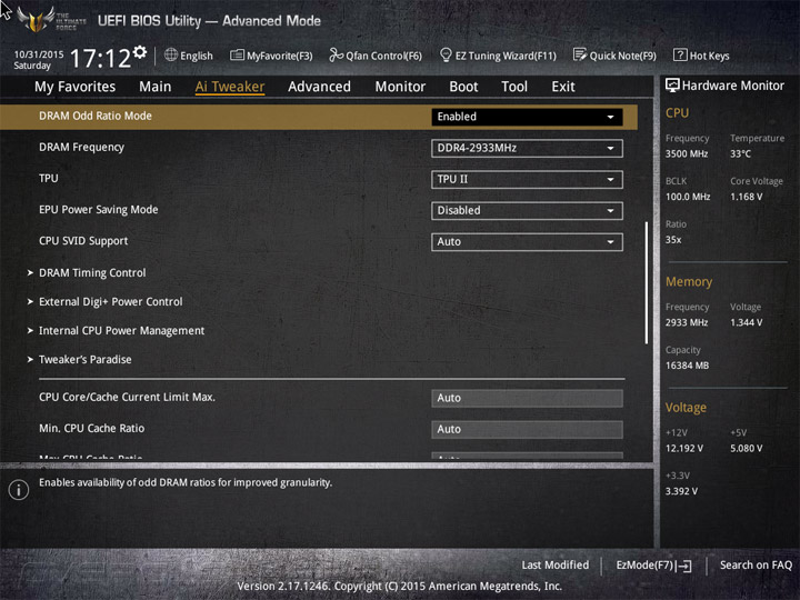 ASUS Sabertooth Z170 Mark 1