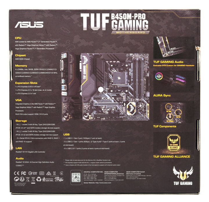 ASUS TUF B450M-Pro Gaming