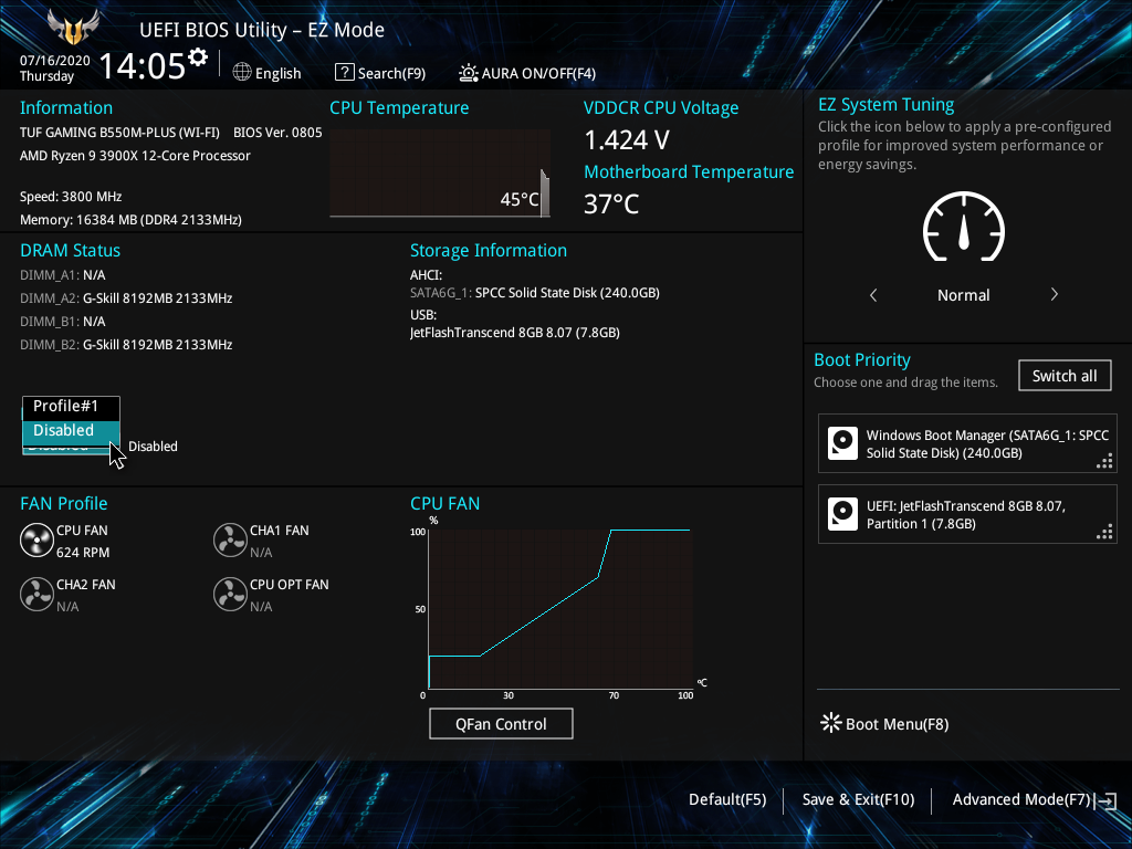 ASUS TUF Gaming B550M-Plus (Wi-Fi)