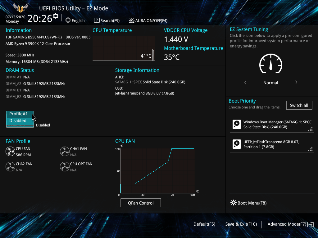 ASUS TUF Gaming B550M-Plus (Wi-Fi)