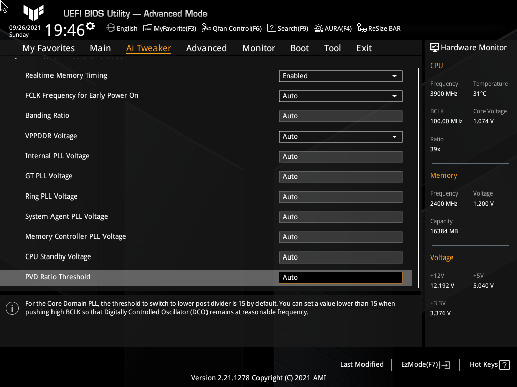 ASUS TUF Gaming Z590-Plus WiFi