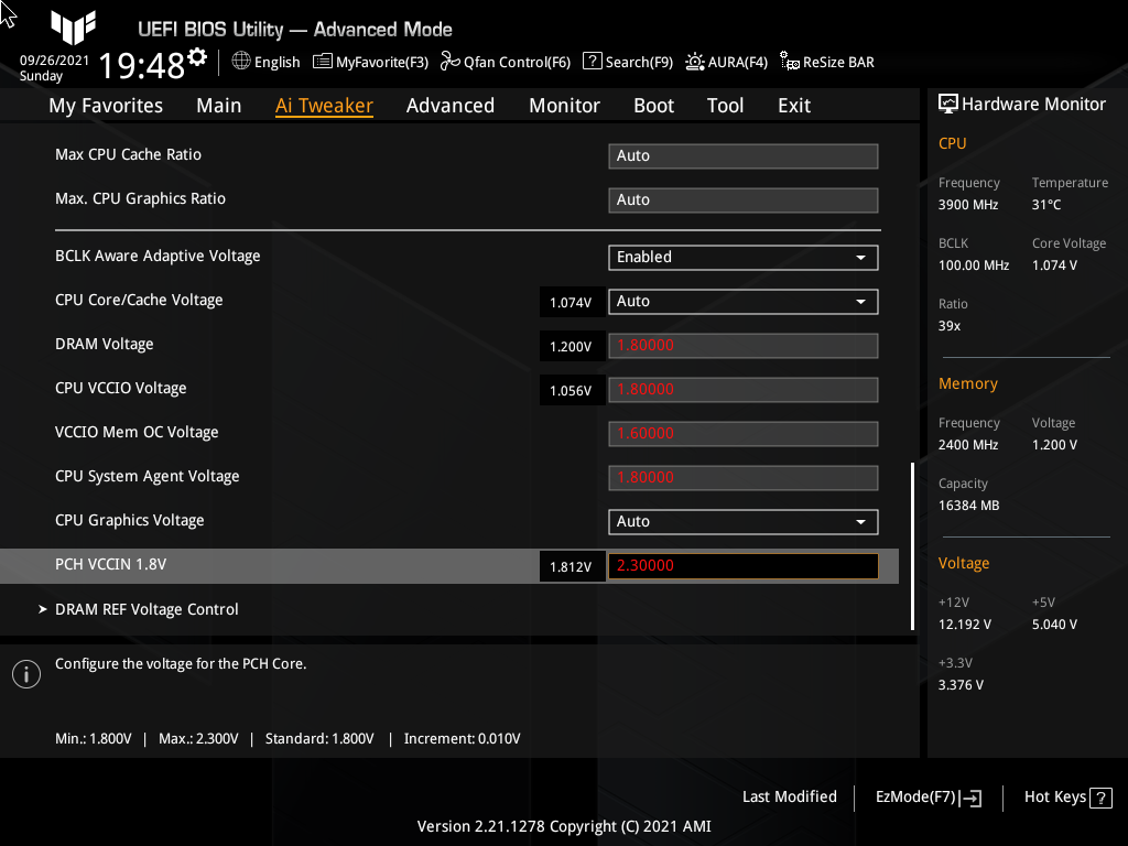 ASUS TUF Gaming Z590-Plus WiFi
