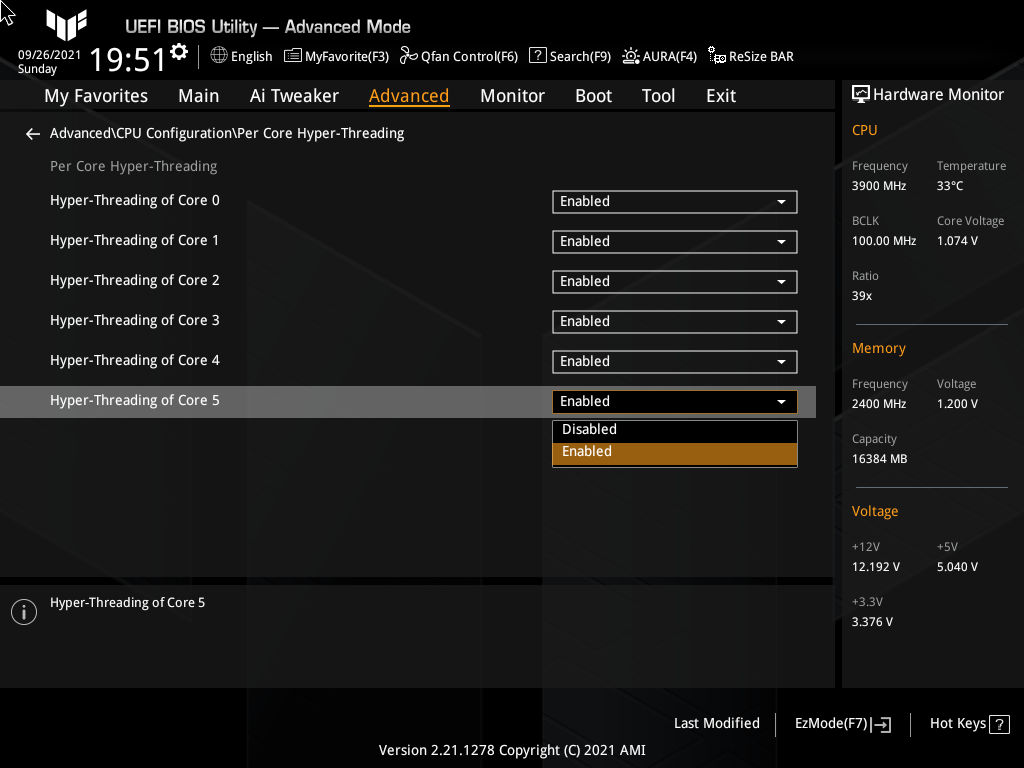 ASUS TUF Gaming Z590-Plus WiFi