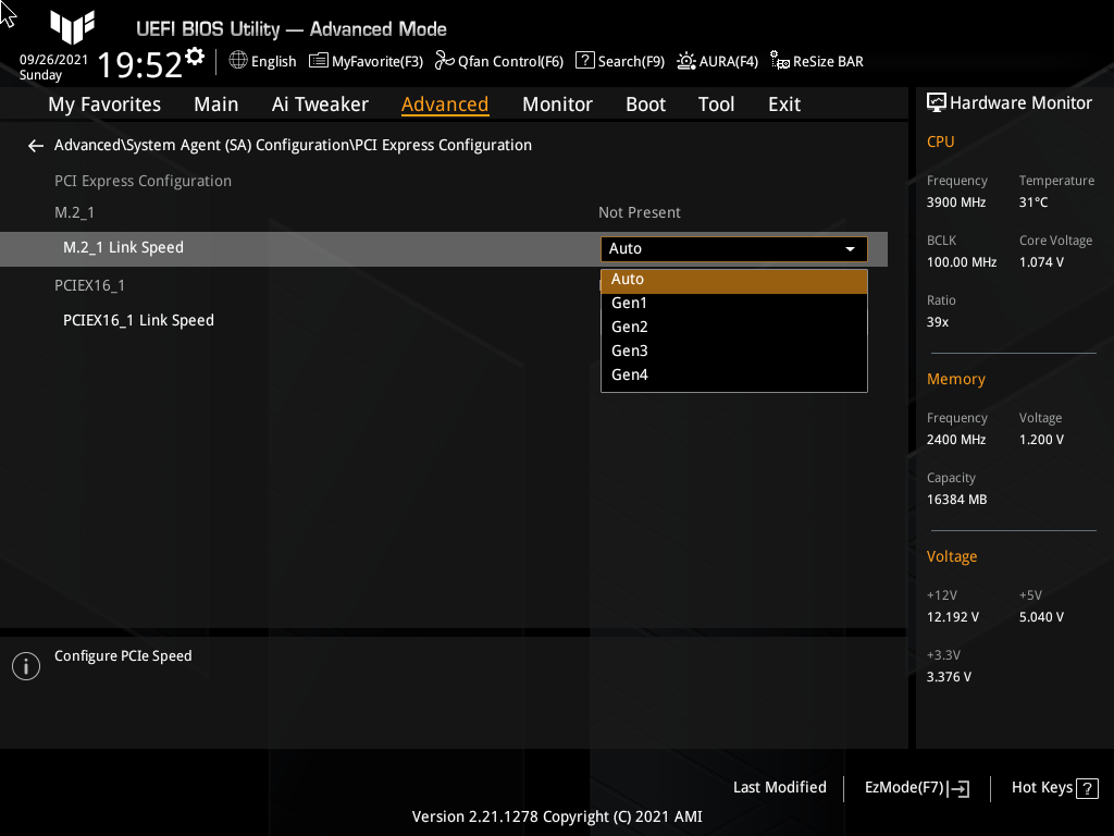 ASUS TUF Gaming Z590-Plus WiFi