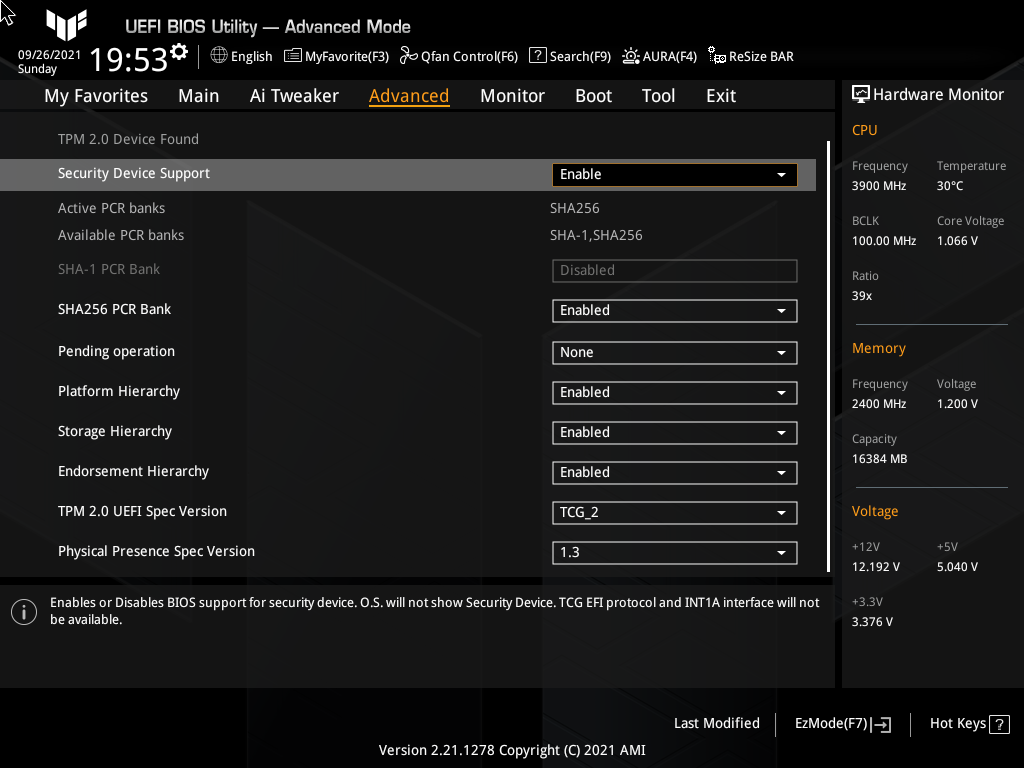 ASUS TUF Gaming Z590-Plus WiFi