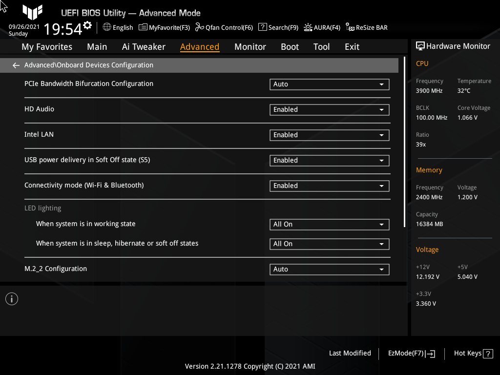 ASUS TUF Gaming Z590-Plus WiFi