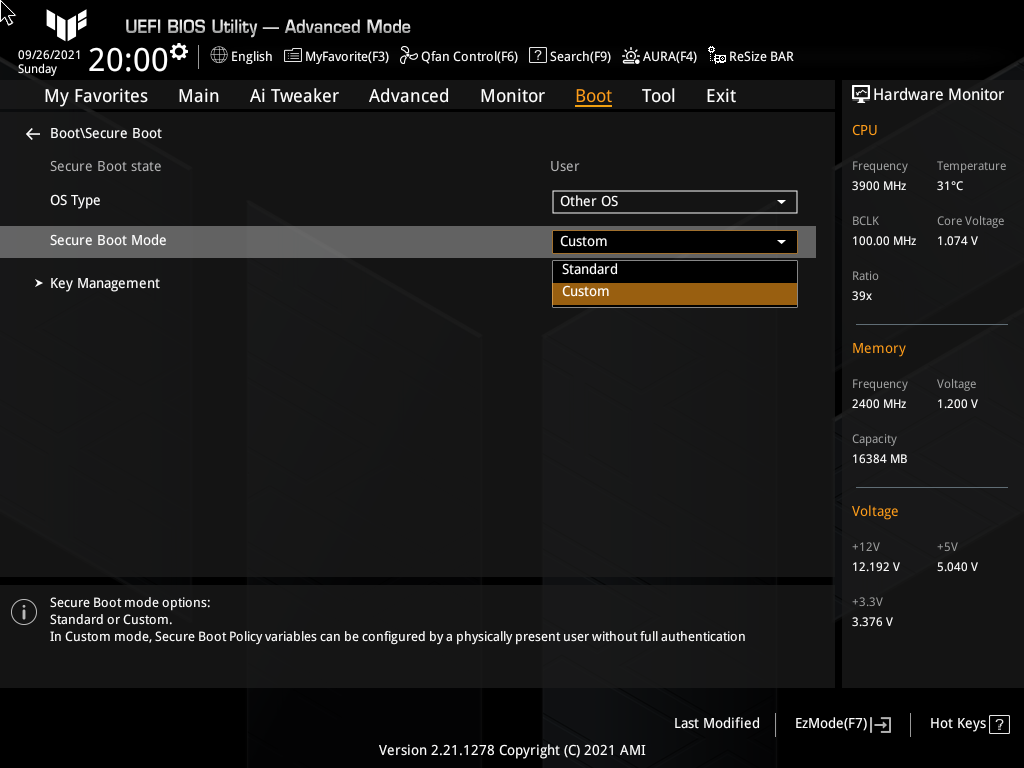 ASUS TUF Gaming Z590-Plus WiFi