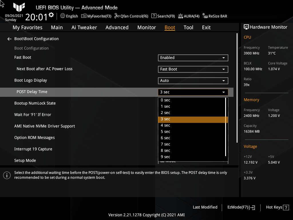 ASUS TUF Gaming Z590-Plus WiFi