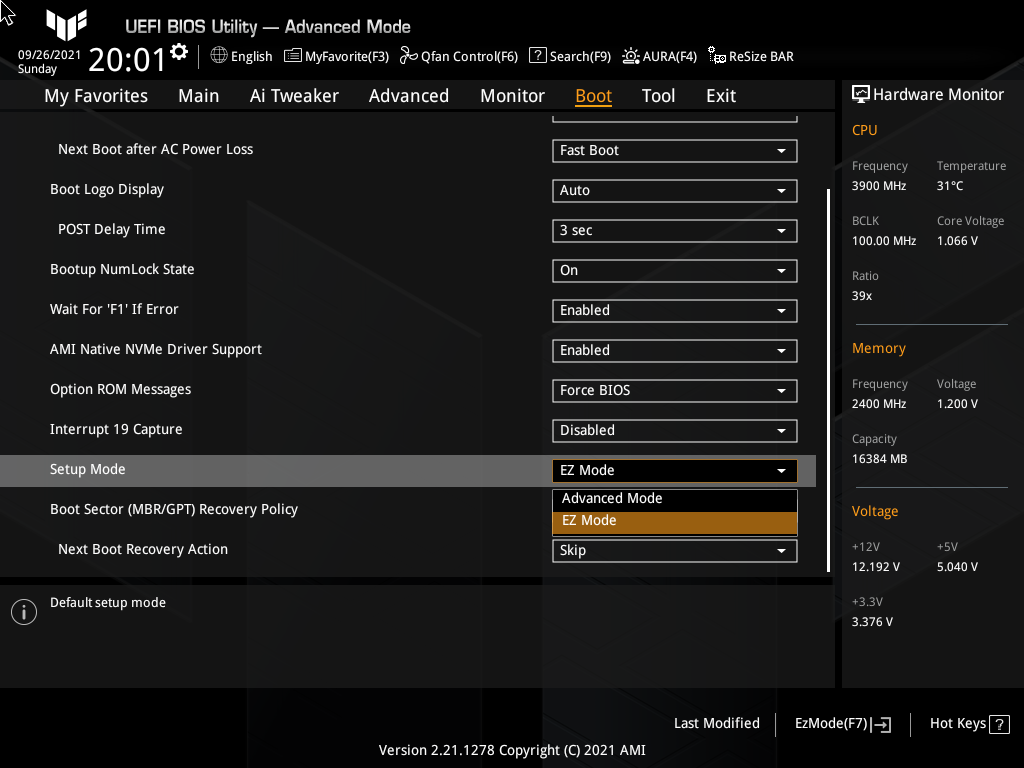 ASUS TUF Gaming Z590-Plus WiFi