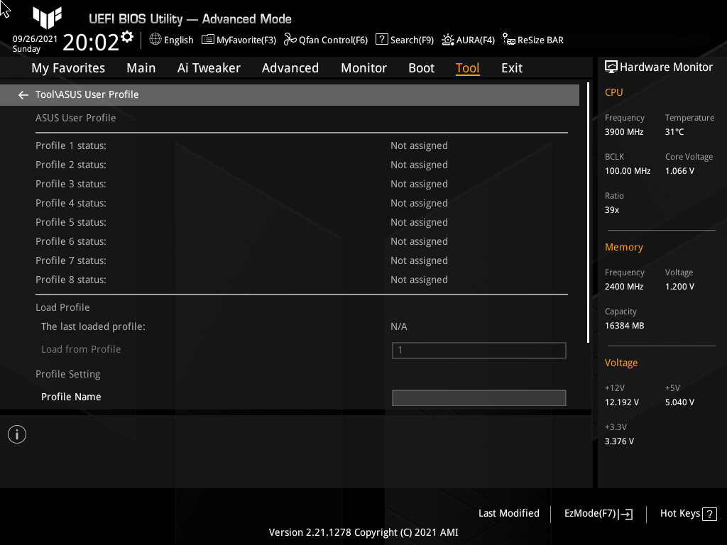 ASUS TUF Gaming Z590-Plus WiFi