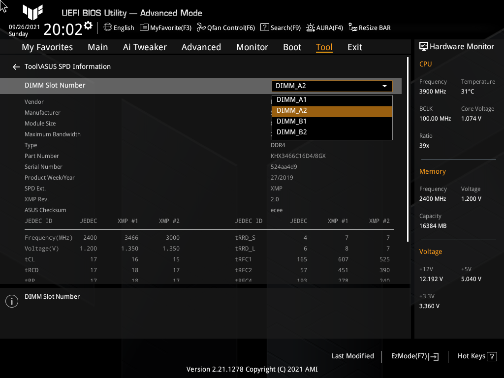 ASUS TUF Gaming Z590-Plus WiFi