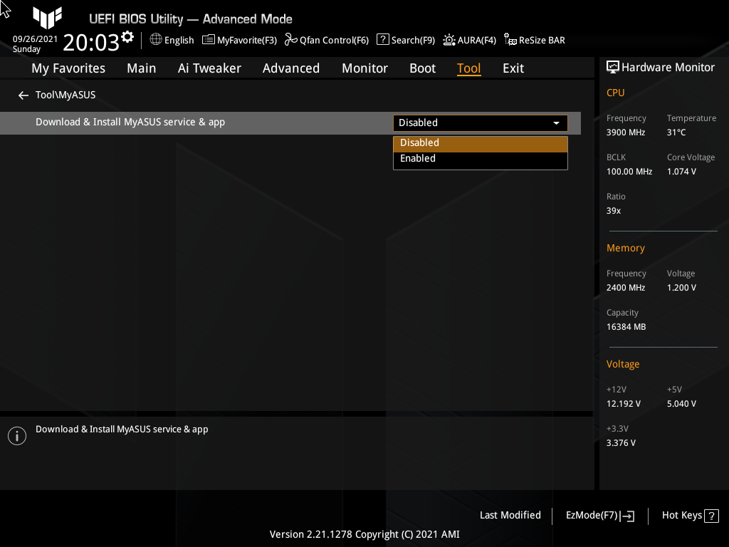 ASUS TUF Gaming Z590-Plus WiFi