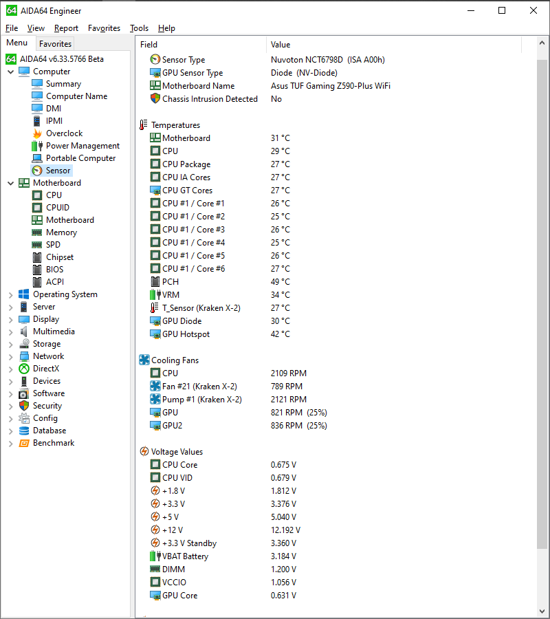 ASUS TUF Gaming Z590-Plus WiFi