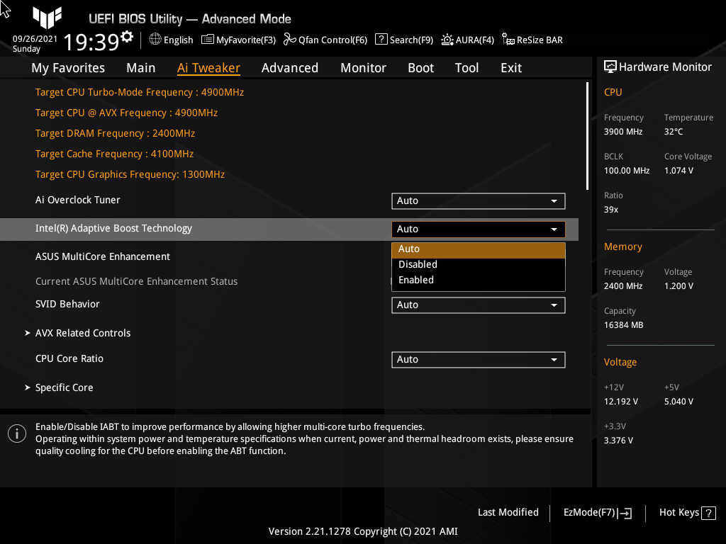 ASUS TUF Gaming Z590-Plus WiFi