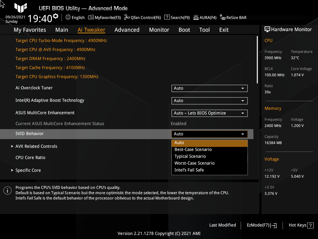 ASUS TUF Gaming Z590-Plus WiFi