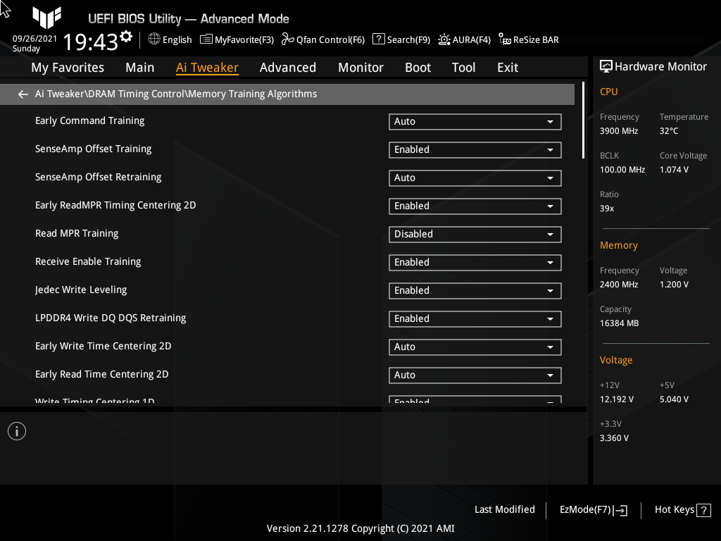 ASUS TUF Gaming Z590-Plus WiFi