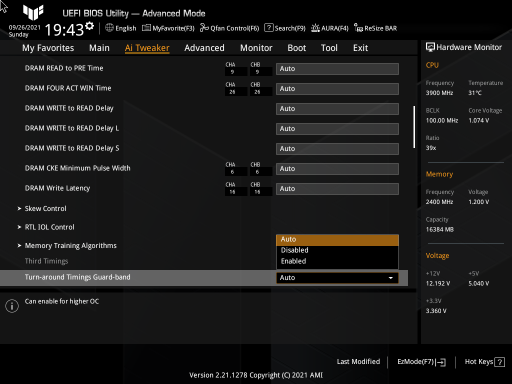 ASUS TUF Gaming Z590-Plus WiFi