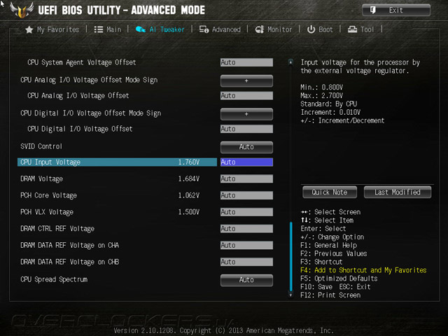 UEFI Setup ASUS Vanguard B85