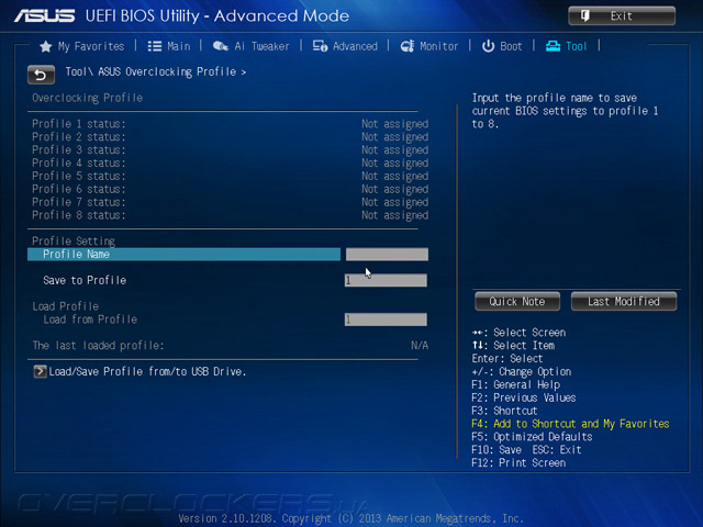 UEFI Setup ASUS Z87-Deluxe/Dual