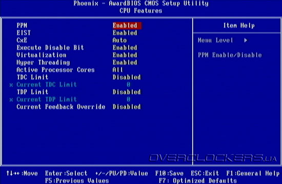 BIOS Setup Foxconn Blood Rage GTI