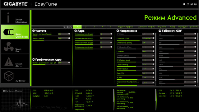 Разгон Gigabyte G1.Sniper 5