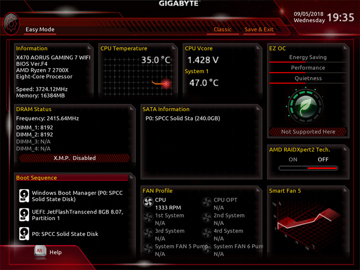 Gigabyte X470 Aorus Gaming 7 WiFi