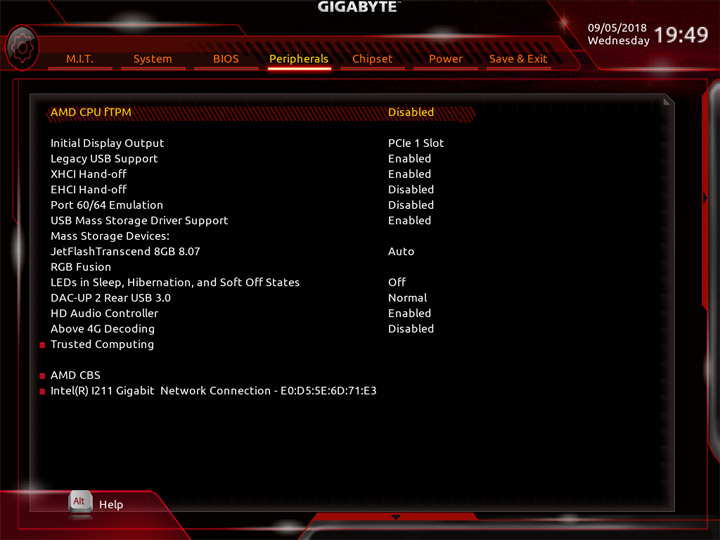 Gigabyte X470 Aorus Gaming 7 WiFi