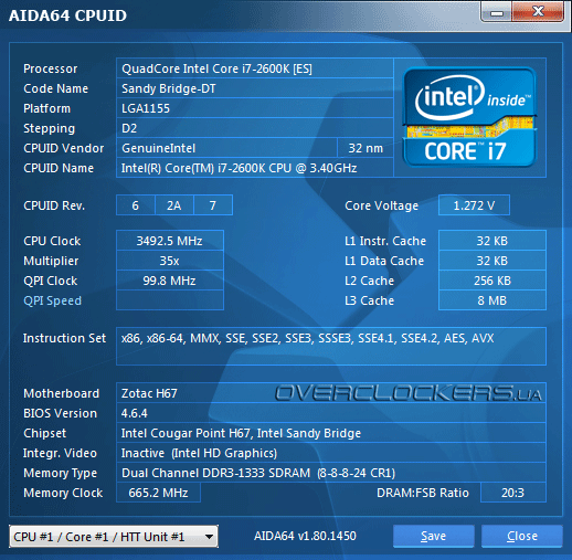 Zotac H67-ITX WiFi Zotac H67-ITX WiFi