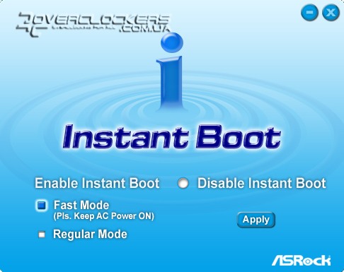 ASRock Instant Boot ASRock Instant Boot