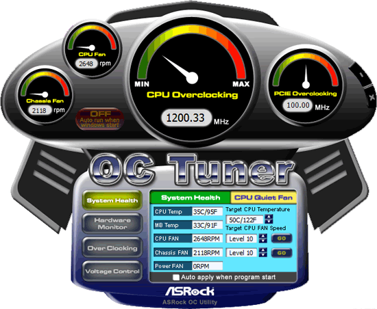 ASRock OC Tuner ASRock OC Tuner