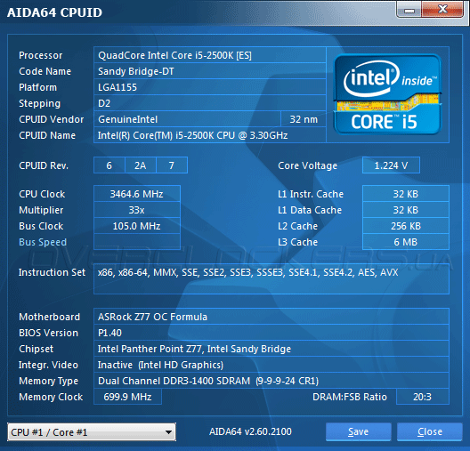 Разгон ASRock Z77 OC Formula