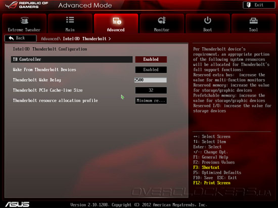 UEFI Setup ASUS Maximus V Extreme