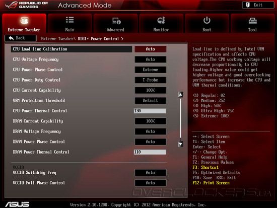 UEFI Setup ASUS Maximus V Gene