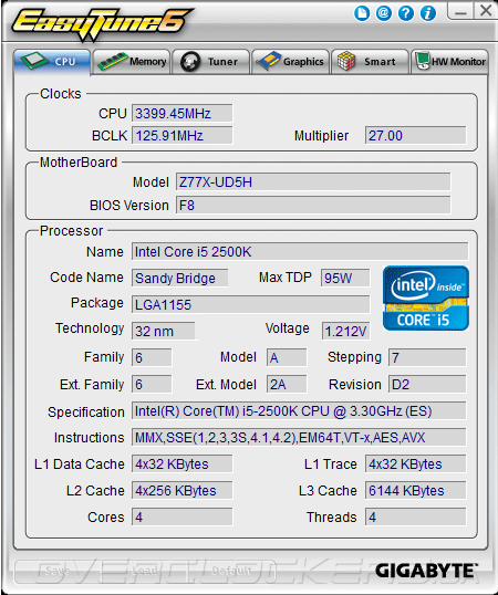 Gigabyte EasyTune6 Gigabyte EasyTune6