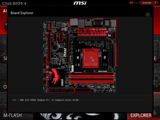 UEFI Setup MSI A88XM Gaming