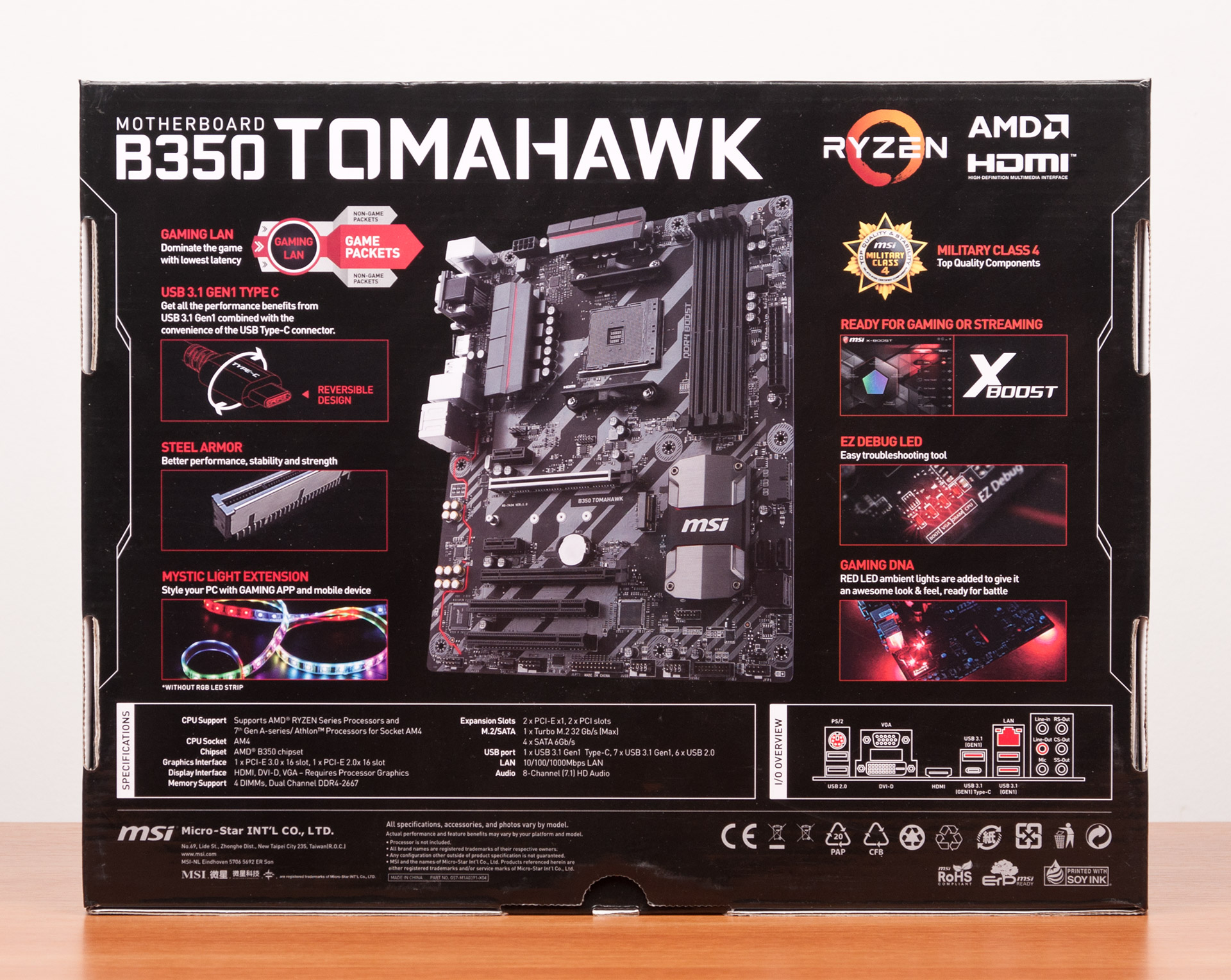 Msi b350 tomahawk инструкция