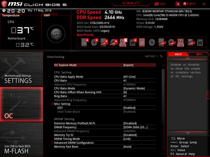 MSI B360M Mortar Titanium