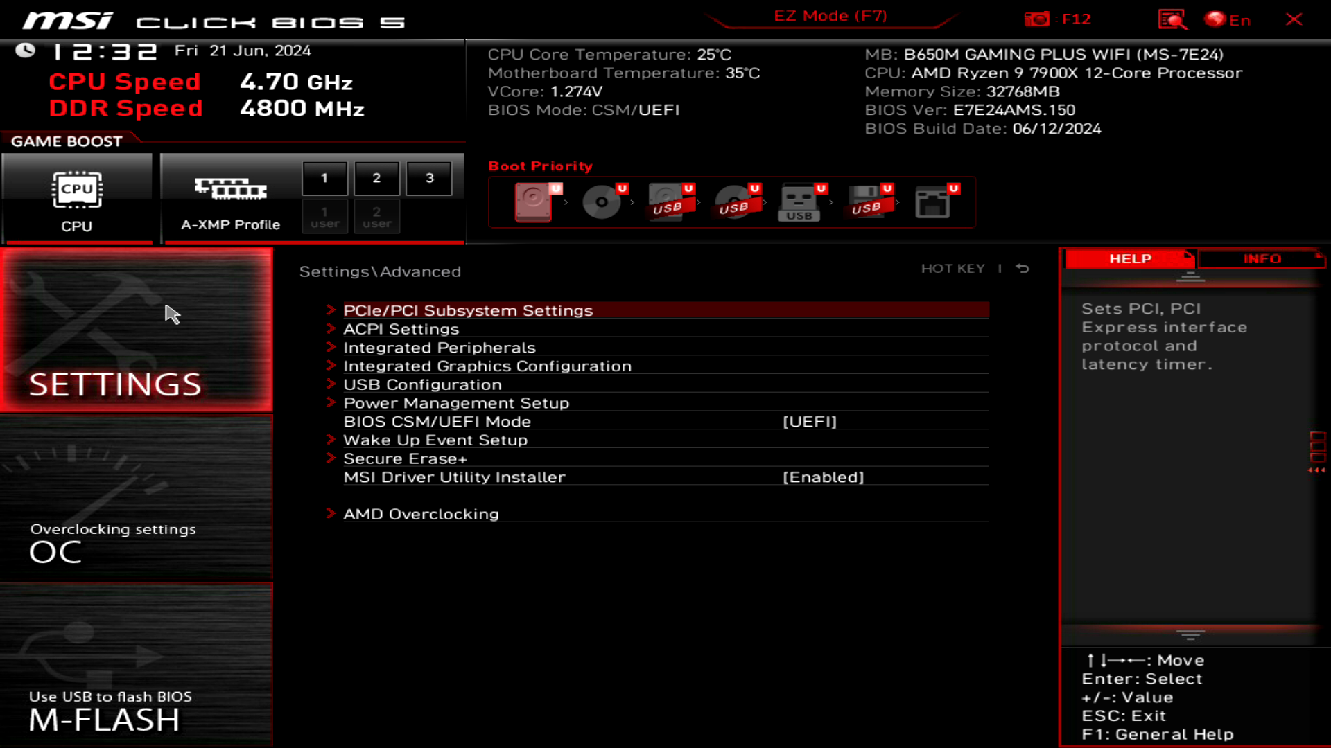 MSI B650M GAMING PLUS WIFI