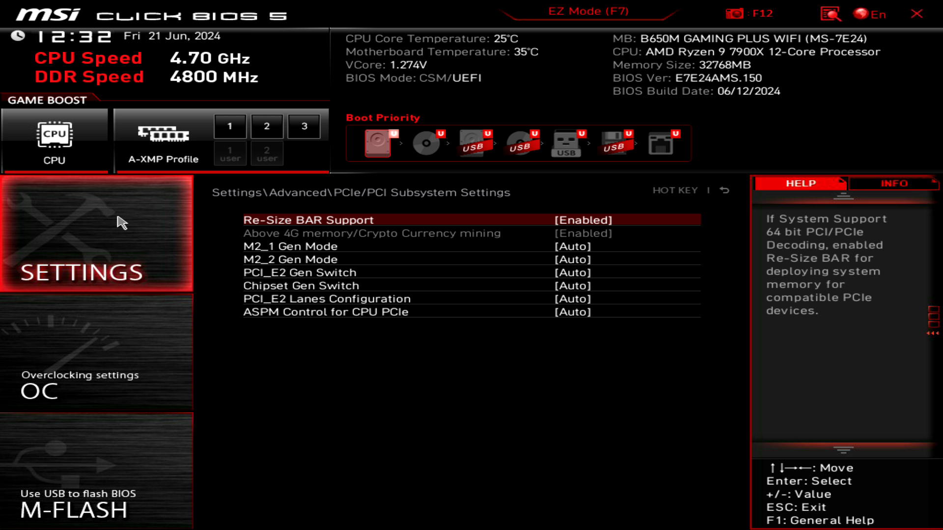 MSI B650M GAMING PLUS WIFI