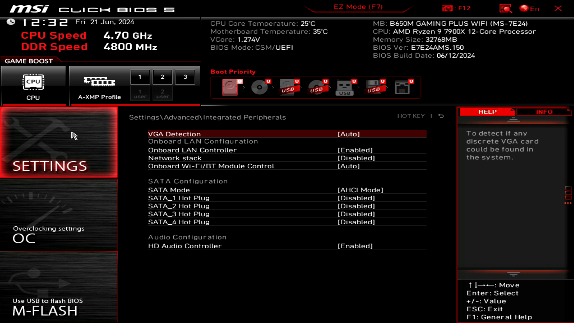 MSI B650M GAMING PLUS WIFI