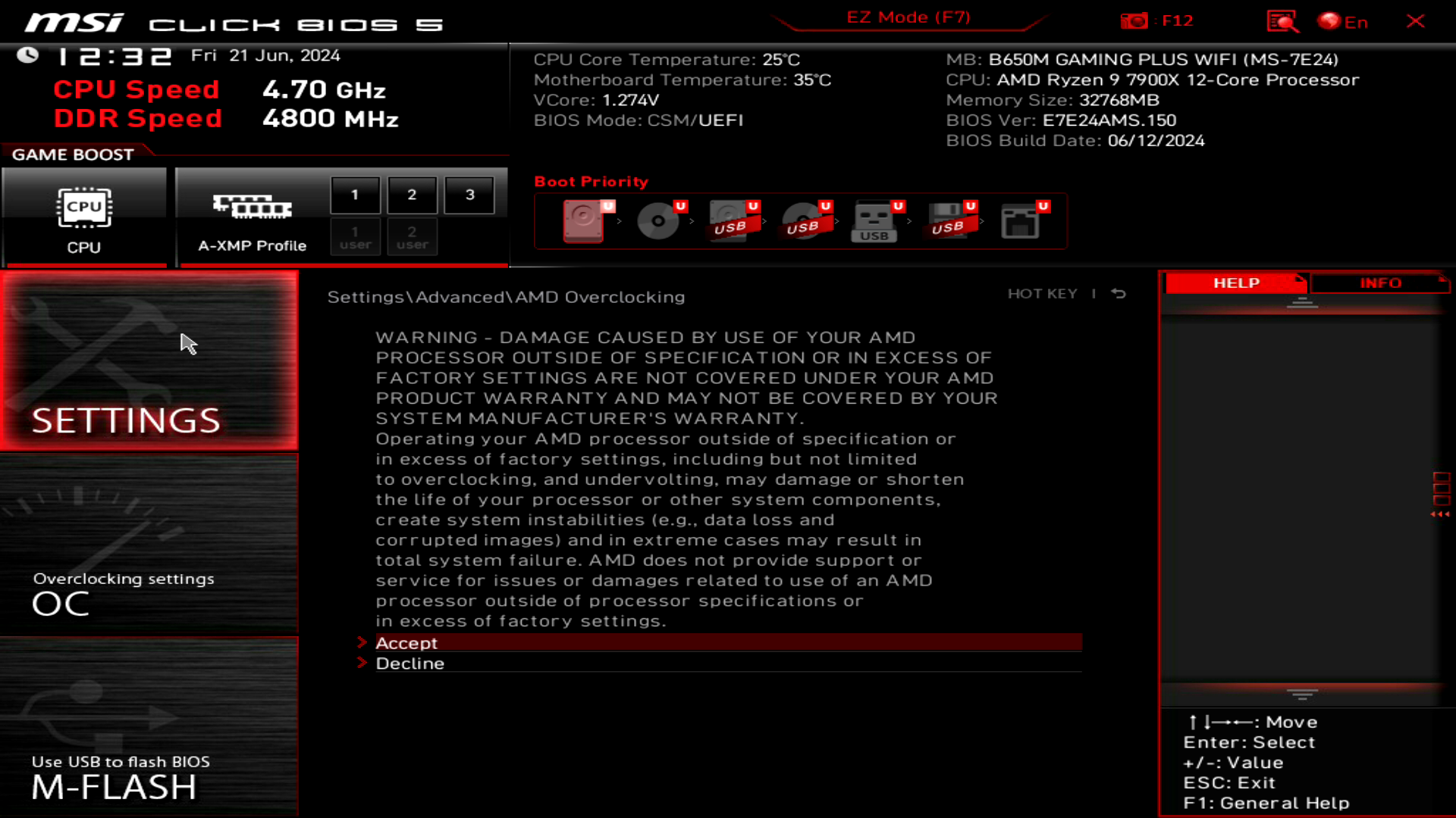 MSI B650M GAMING PLUS WIFI