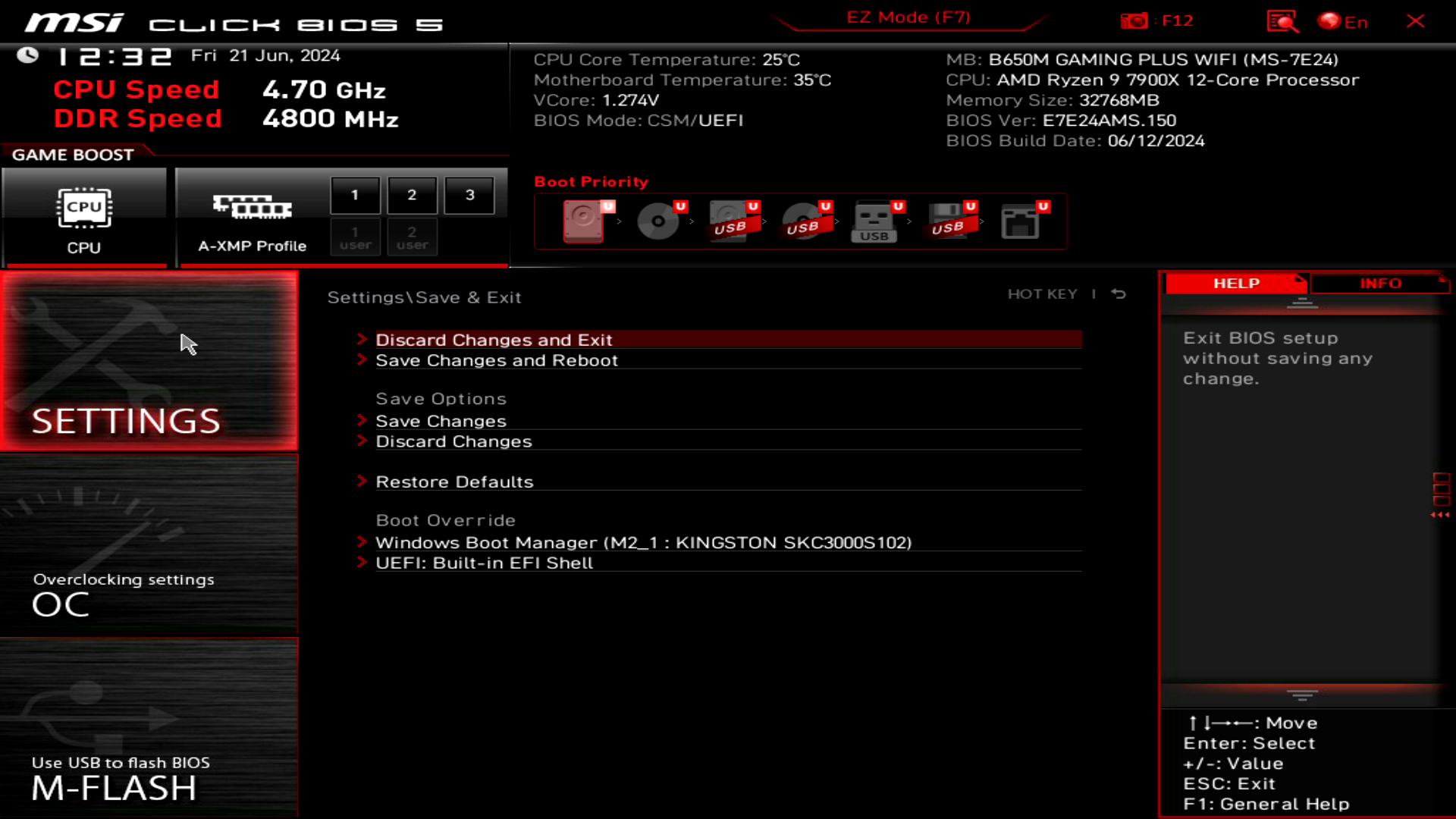 MSI B650M GAMING PLUS WIFI